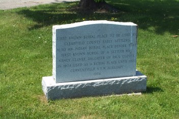 Nancy Clover's grave site
